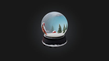 snow globe 3D model