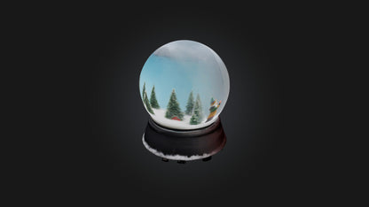 snow globe 3D model