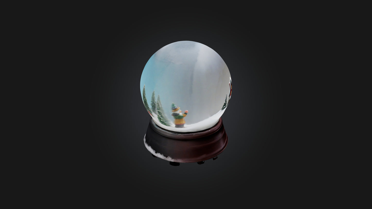 snow globe 3D model