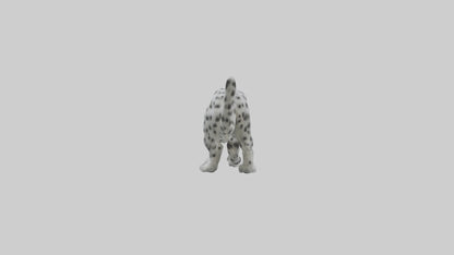 Snow Leopard stalking model 3D model
