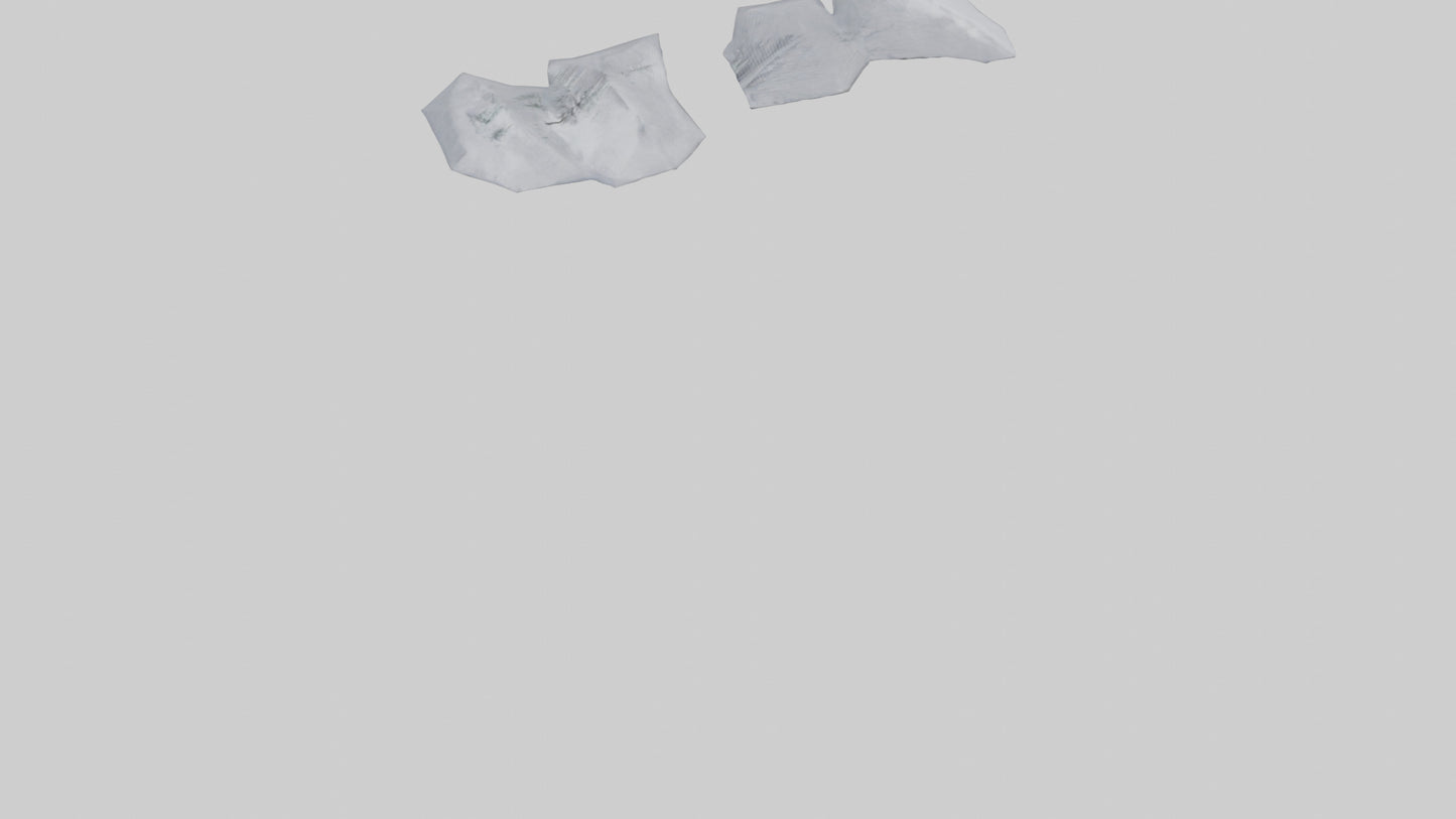 Snowcovered Bench model 3D model