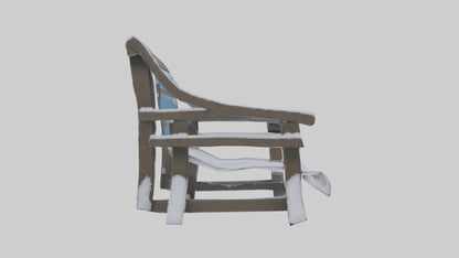 Snowcovered Bench model 3D model