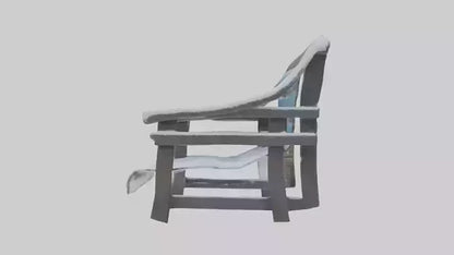 Snowcovered Bench model 3D model