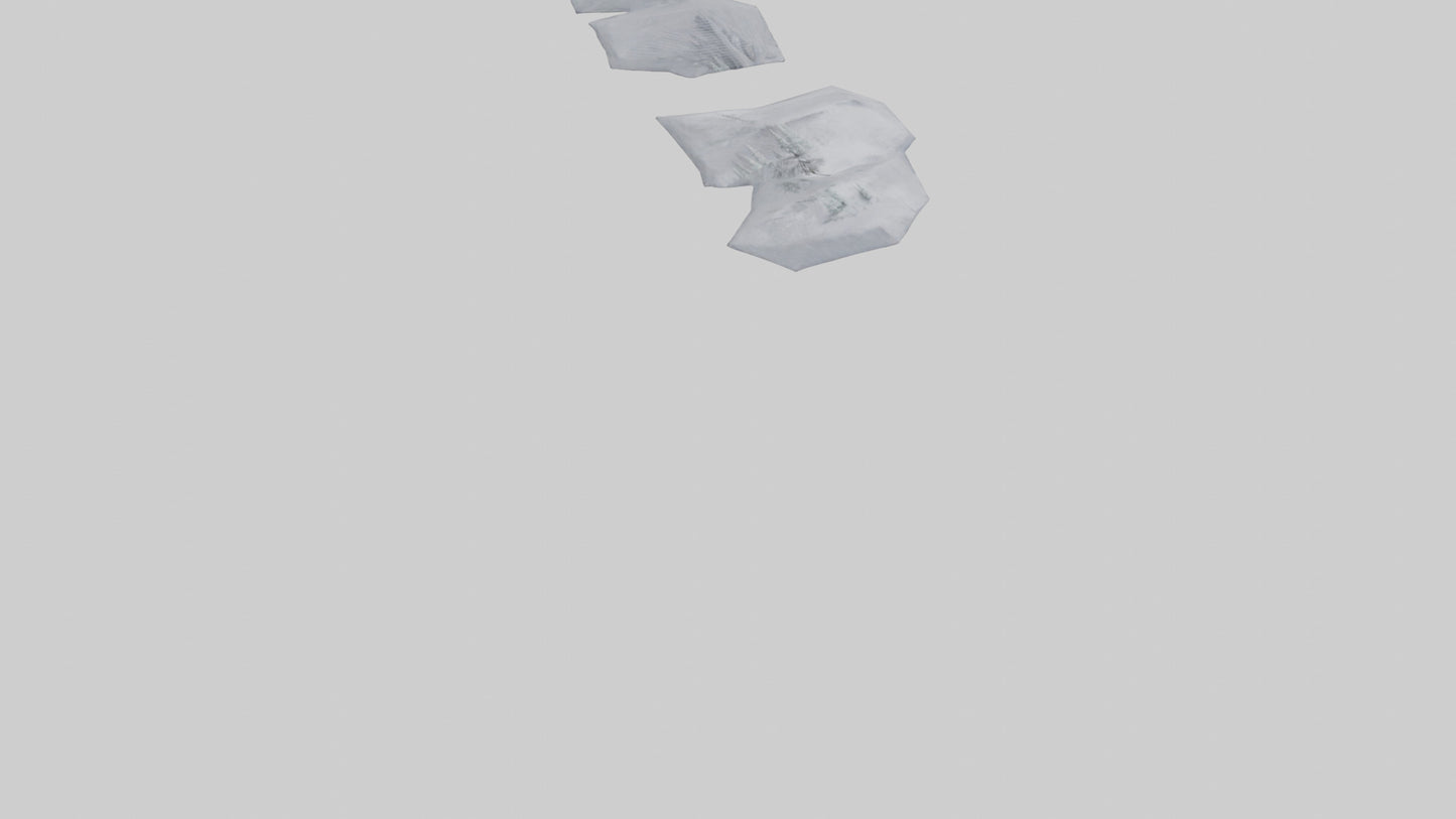 Snowcovered Bench model 3D model