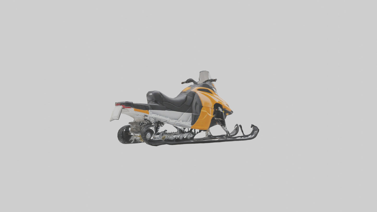 Snowmobile model 3D model