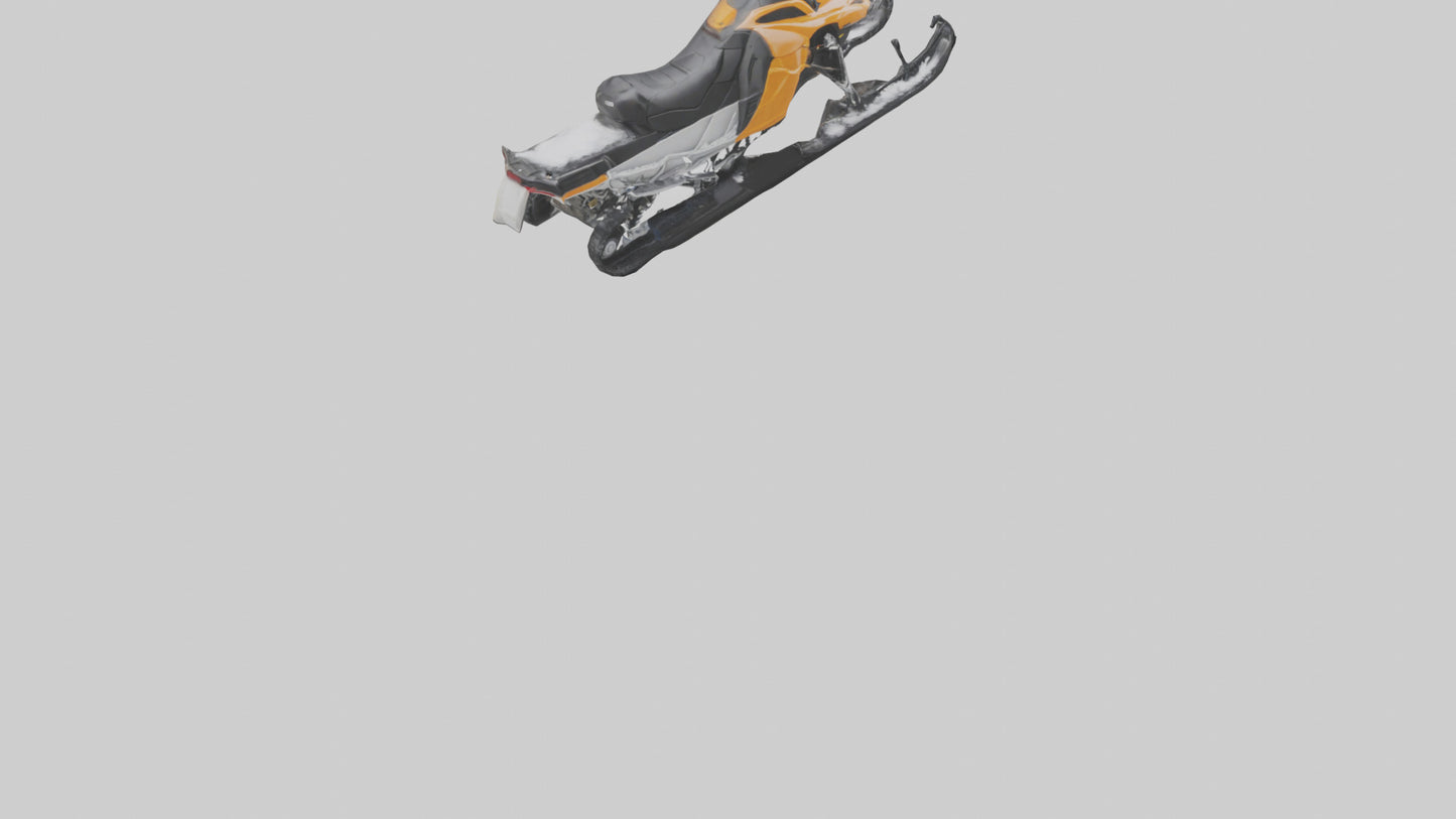 Snowmobile model 3D model