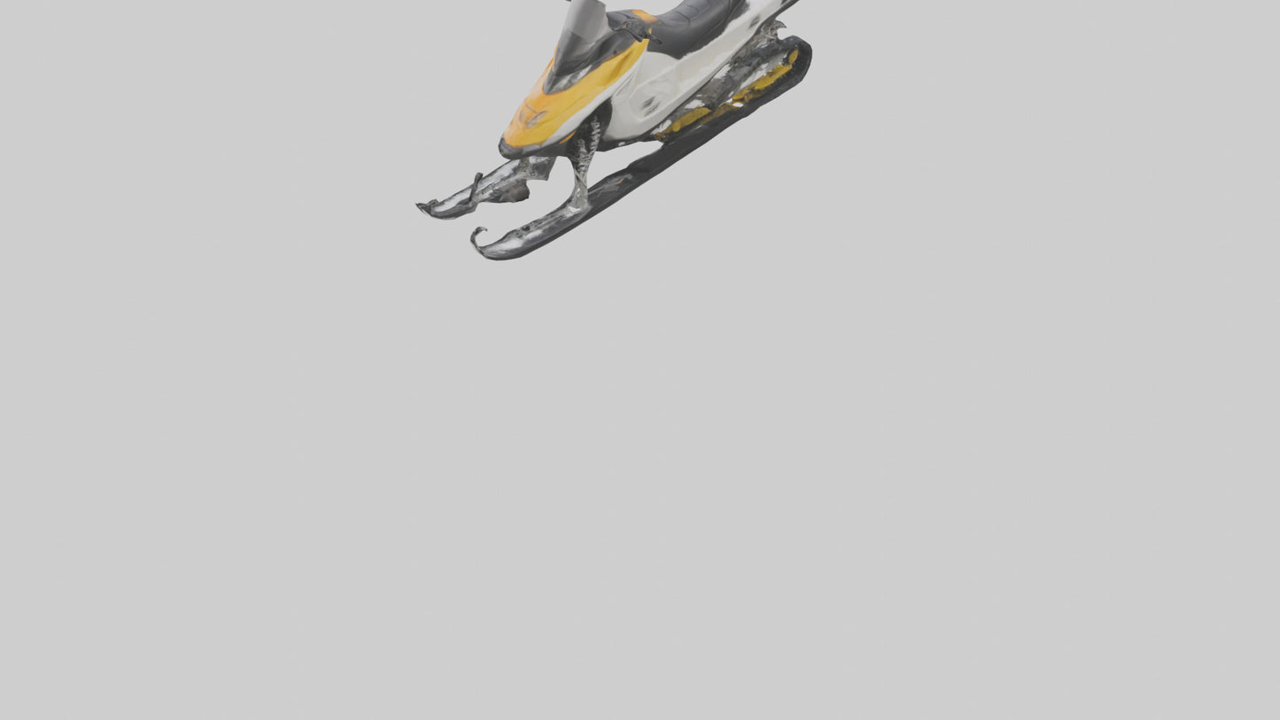 Snowmobile model 3D model