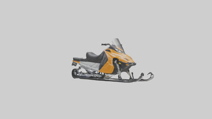 Snowmobile model 3D model