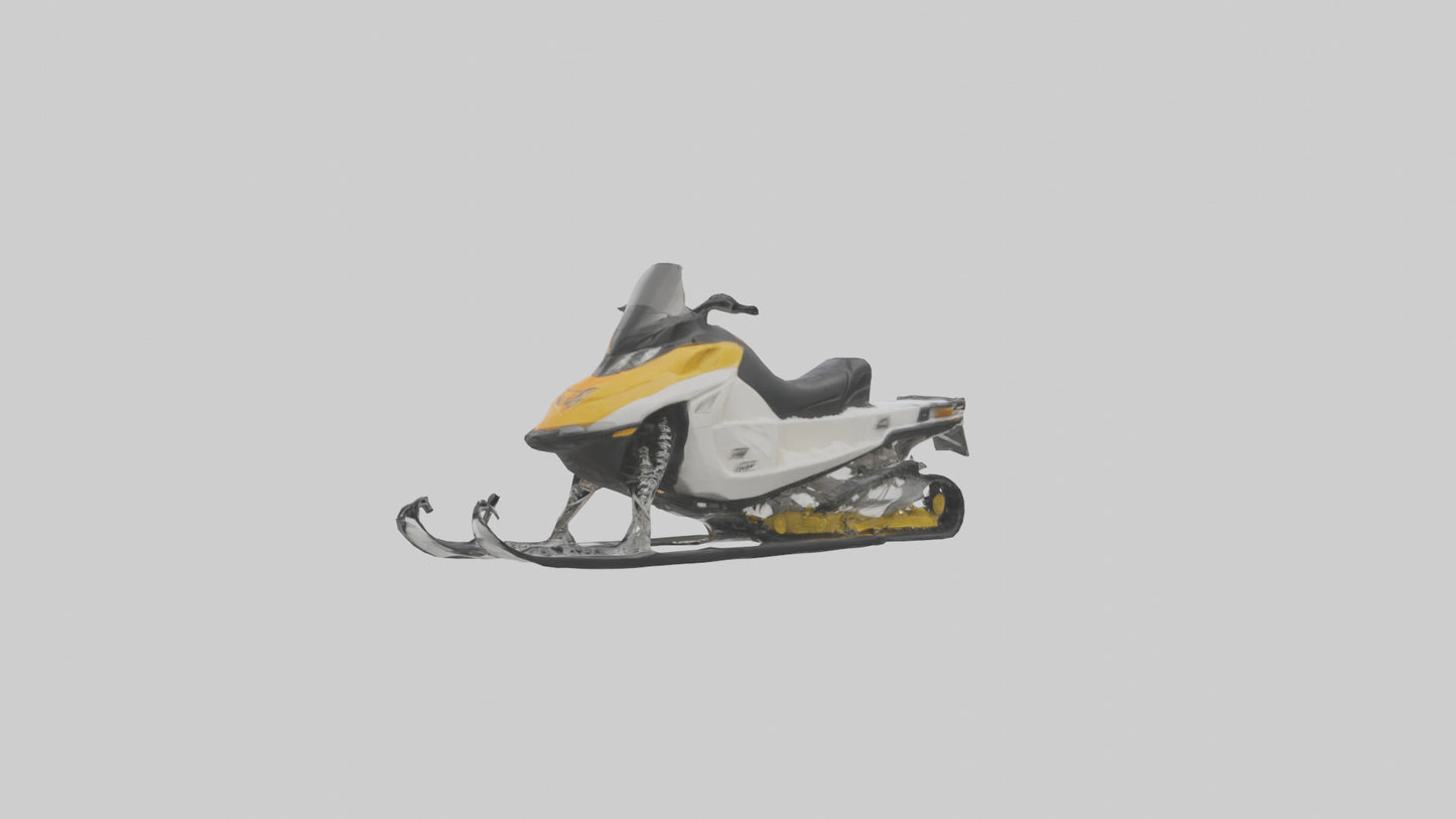 Snowmobile model 3D model