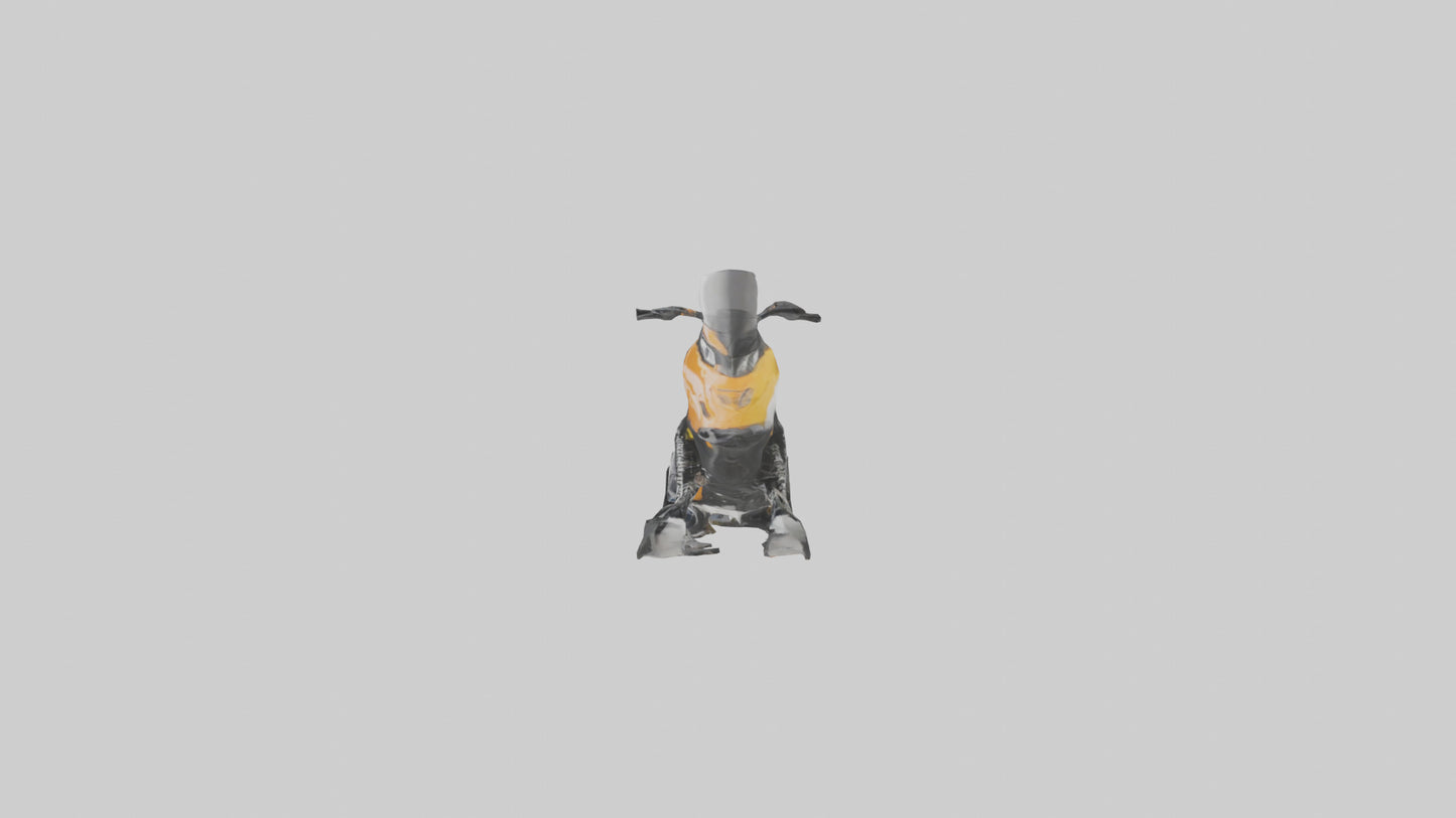 Snowmobile model 3D model