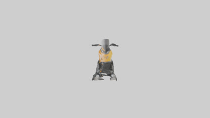 Snowmobile model 3D model