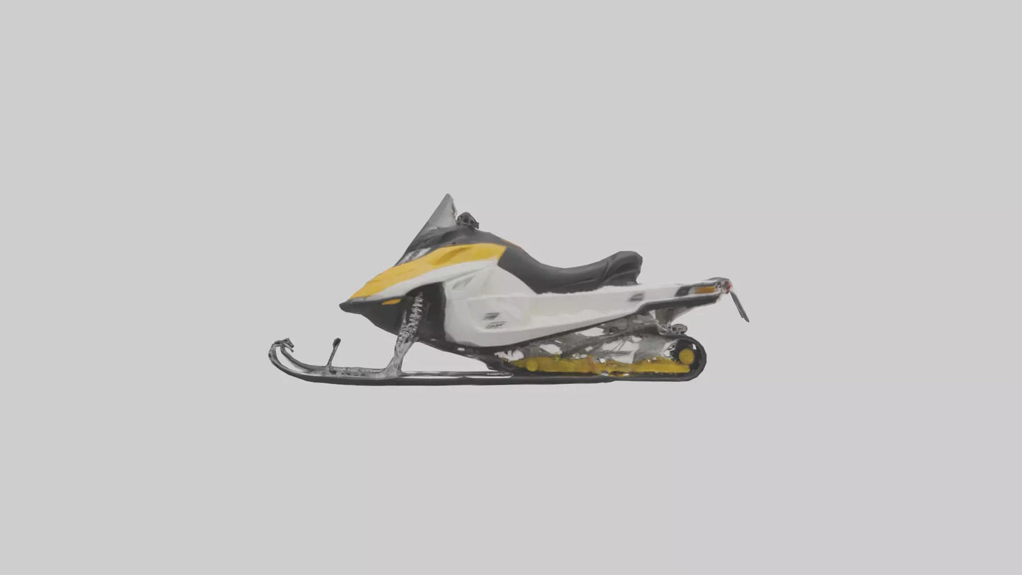 Snowmobile model 3D model