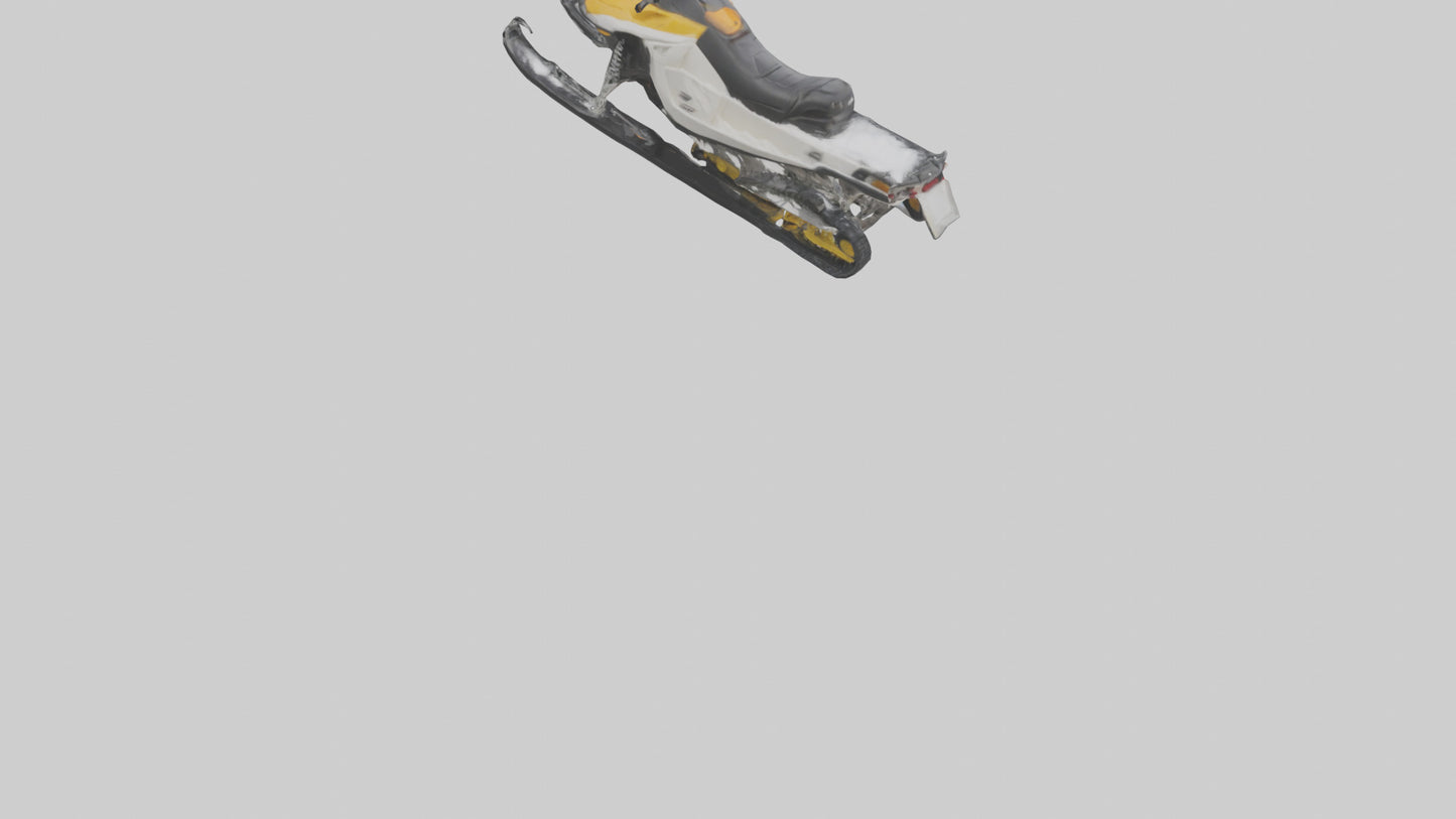 Snowmobile model 3D model