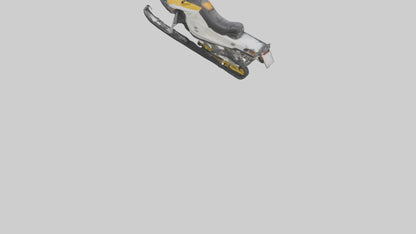 Snowmobile model 3D model