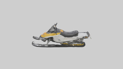 Snowmobile model 3D model