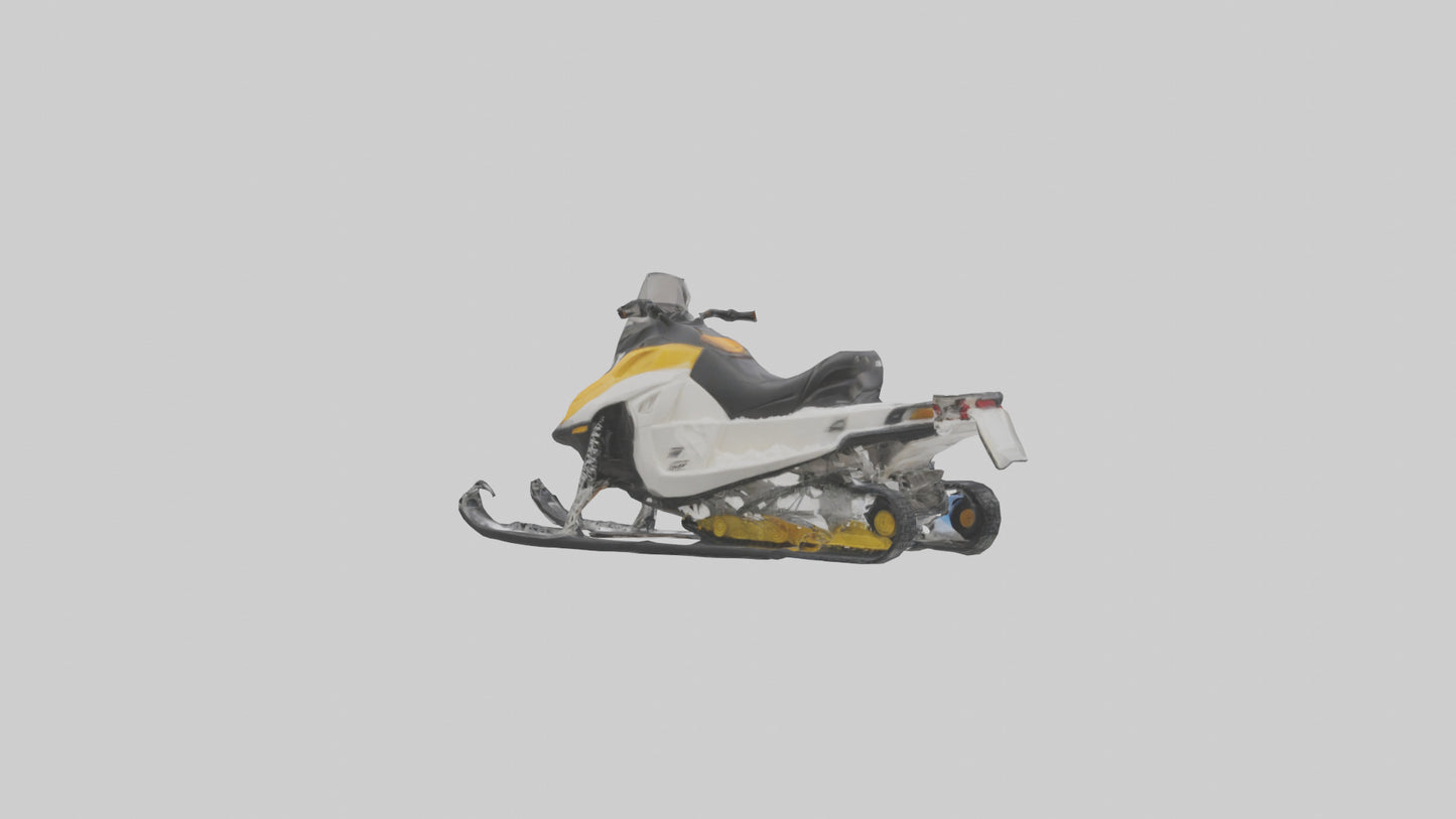 Snowmobile model 3D model