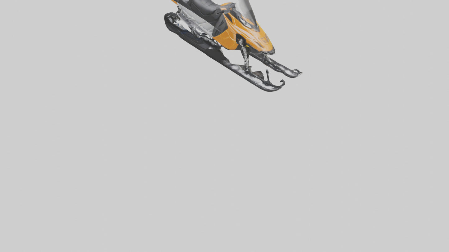 Snowmobile model 3D model