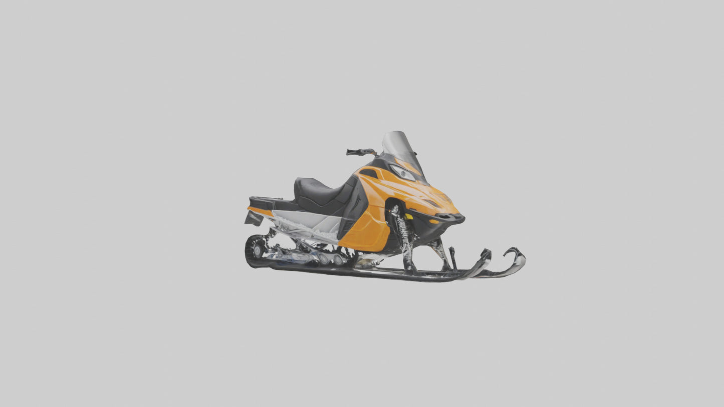 Snowmobile model 3D model
