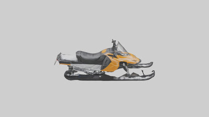 Snowmobile model 3D model