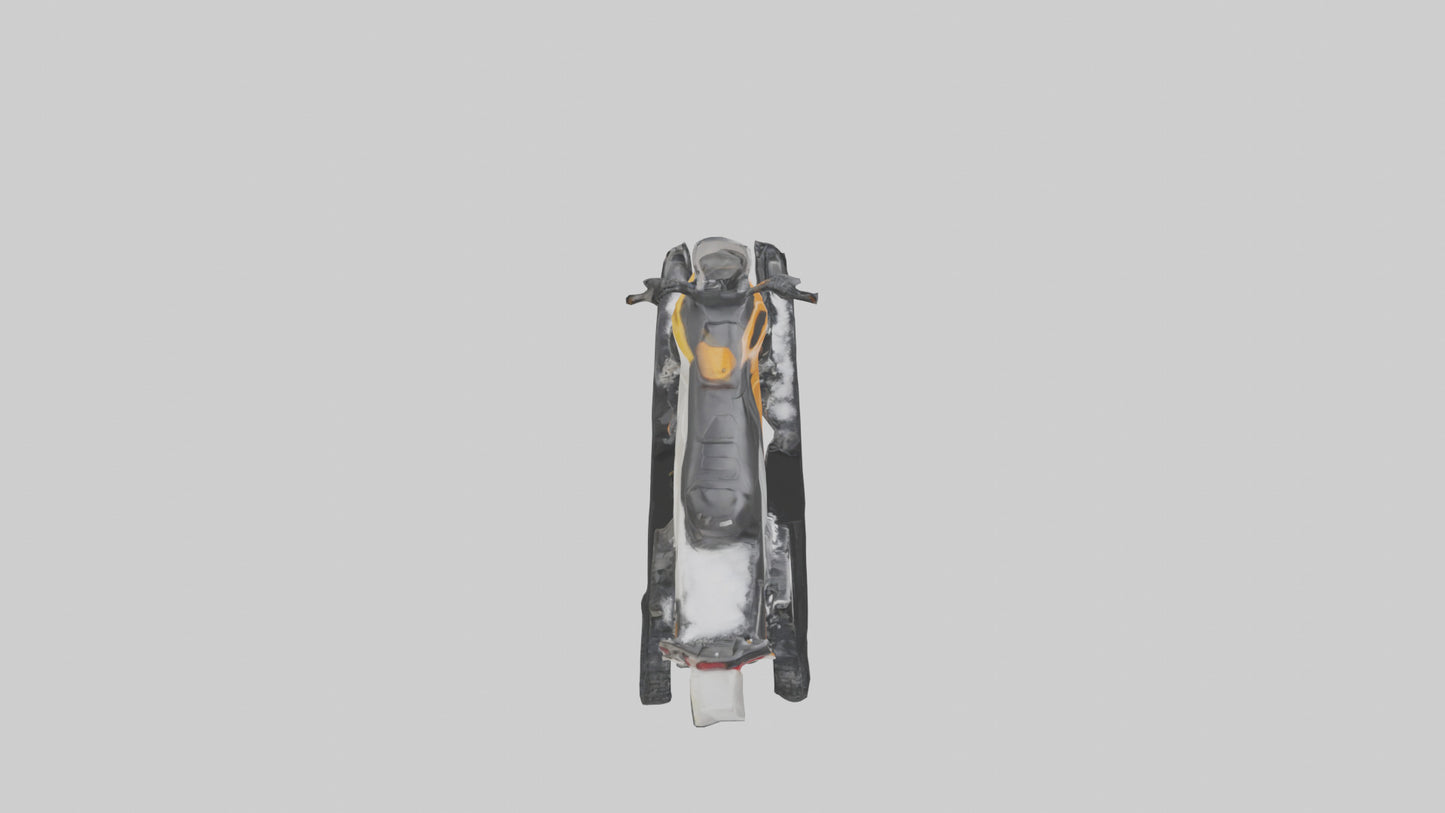 Snowmobile model 3D model