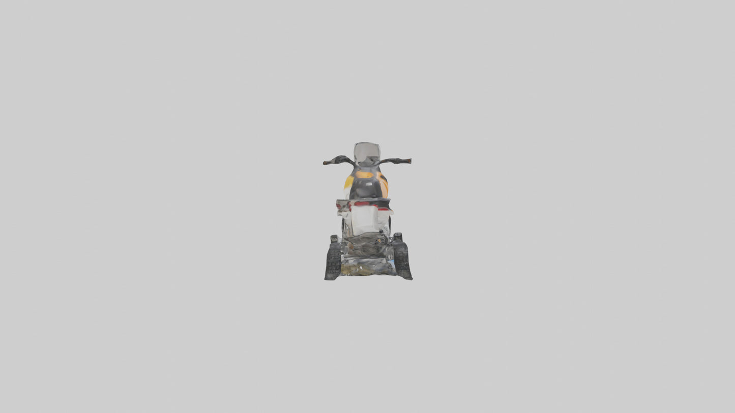 Snowmobile model 3D model