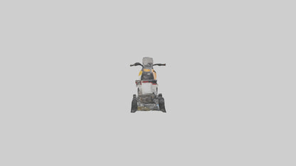 Snowmobile model 3D model