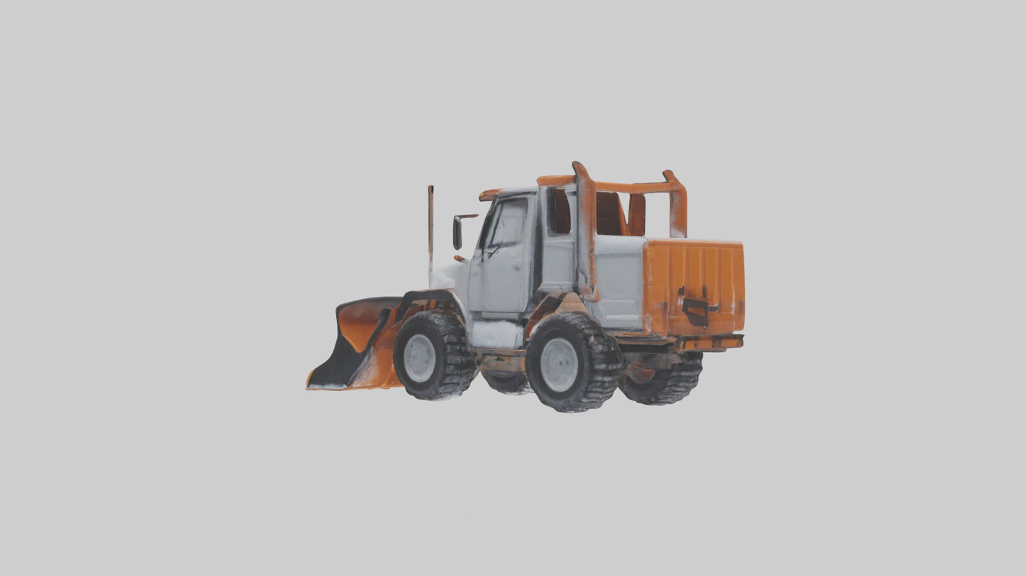 Snowplow Truck model 3D model