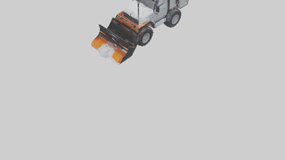 Snowplow Truck model 3D model