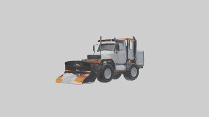 Snowplow Truck model 3D model