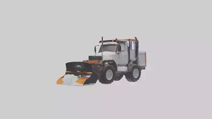 Snowplow Truck model 3D model