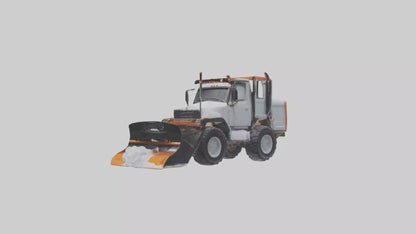 Snowplow Truck model 3D model