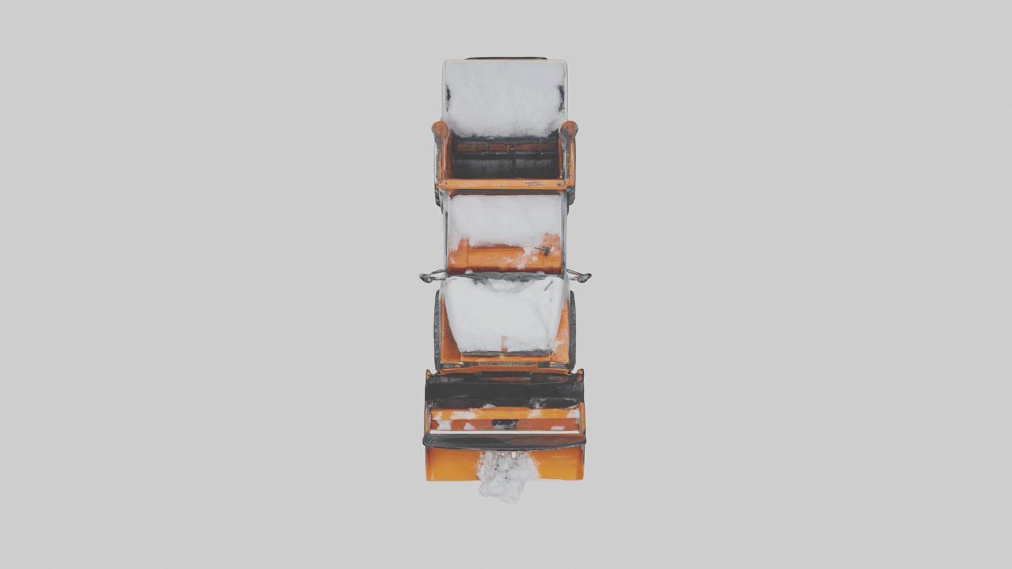 Snowplow Truck model 3D model