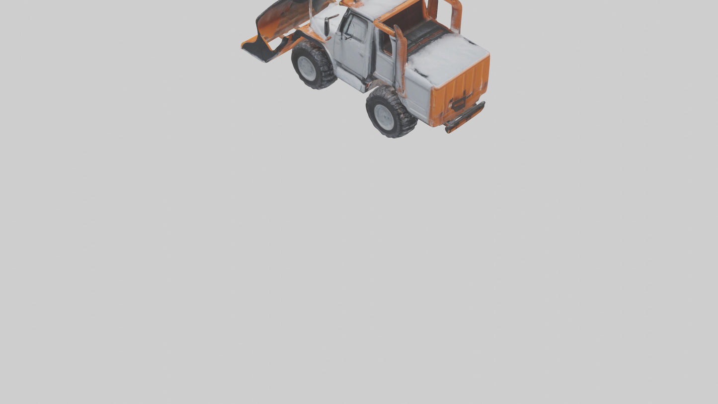 Snowplow Truck model 3D model