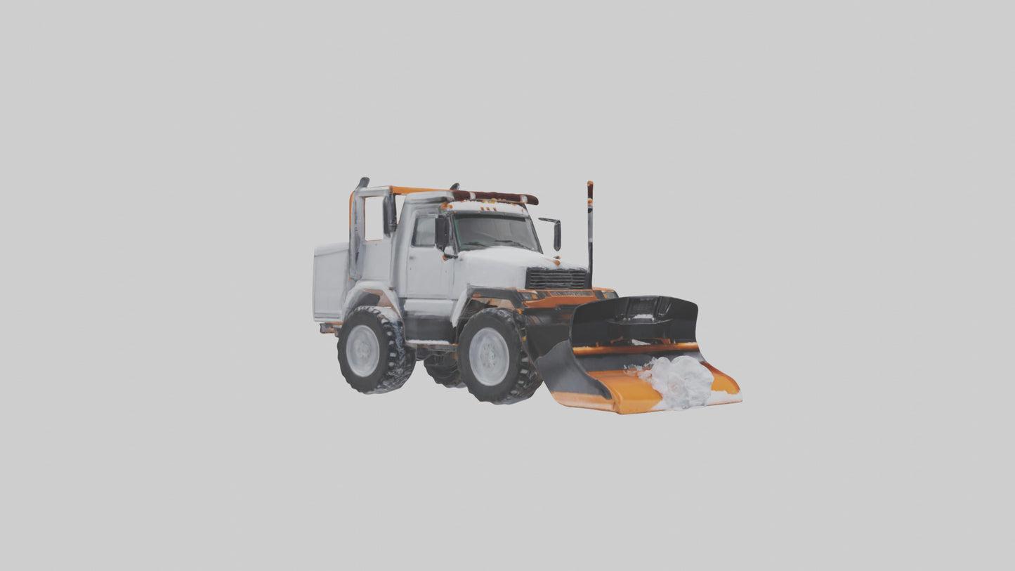 Snowplow Truck model 3D model