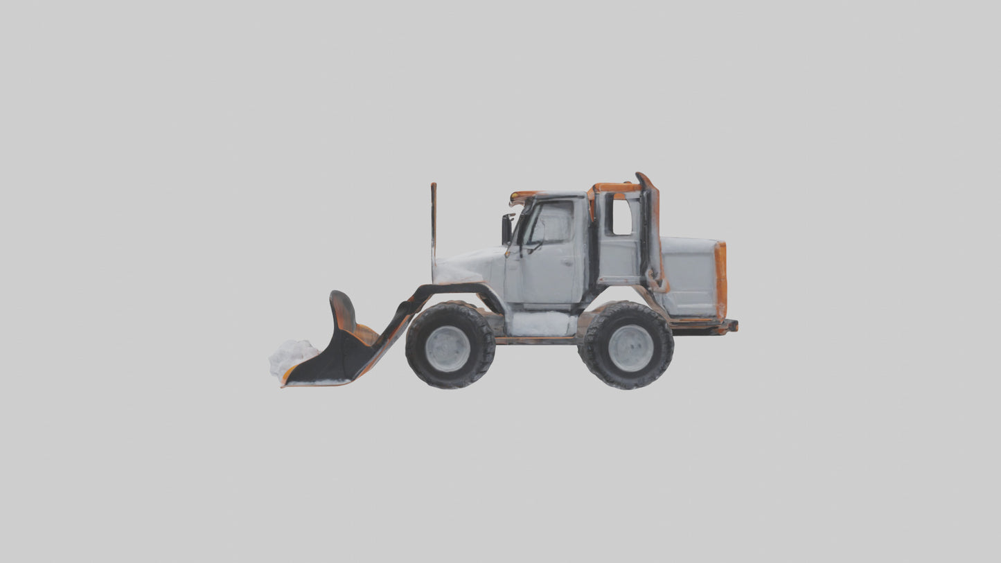 Snowplow Truck model 3D model