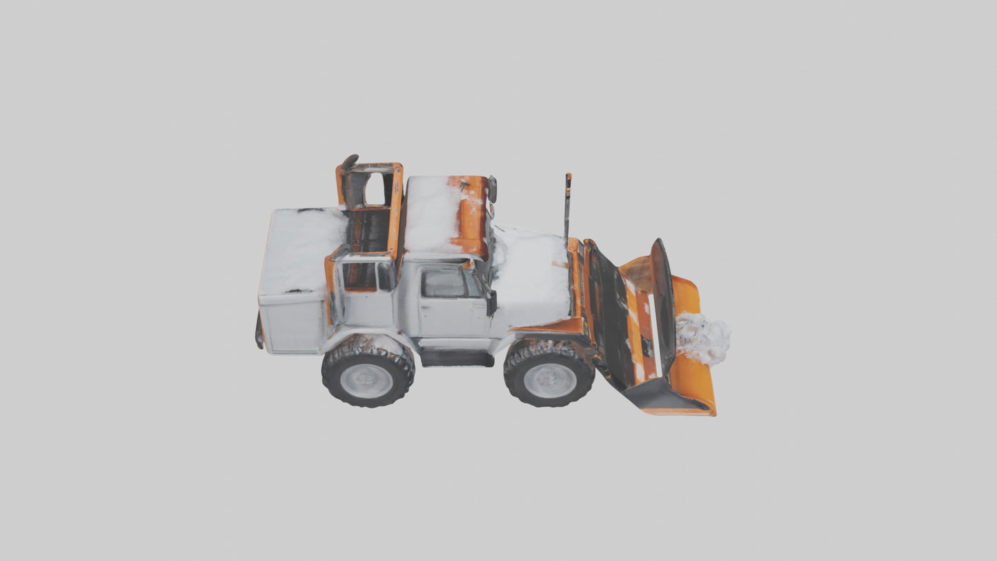 Snowplow Truck model 3D model