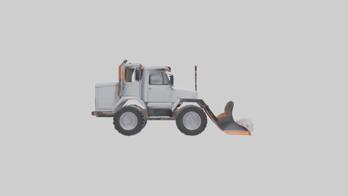Snowplow Truck model 3D model