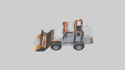 Snowplow Truck model 3D model