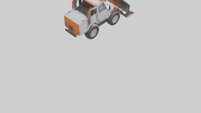 Snowplow Truck model 3D model