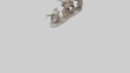 Soldiers Last Stand Sculpture model 3D model