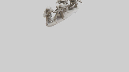 Soldiers Last Stand Sculpture model 3D model