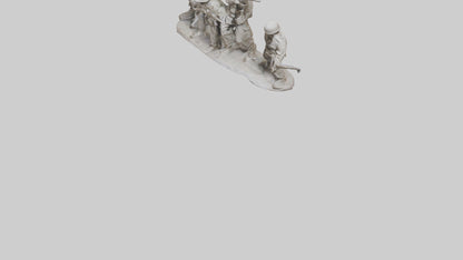 Soldiers Last Stand Sculpture model 3D model