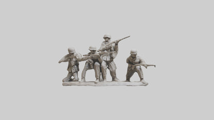 Soldiers Last Stand Sculpture model 3D model