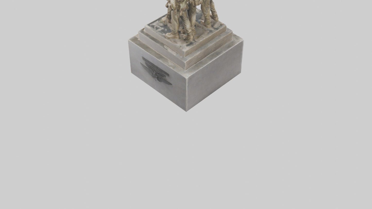 Soldiers of Freedom Statue model 3D model