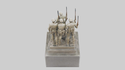Soldiers of Freedom Statue model 3D model