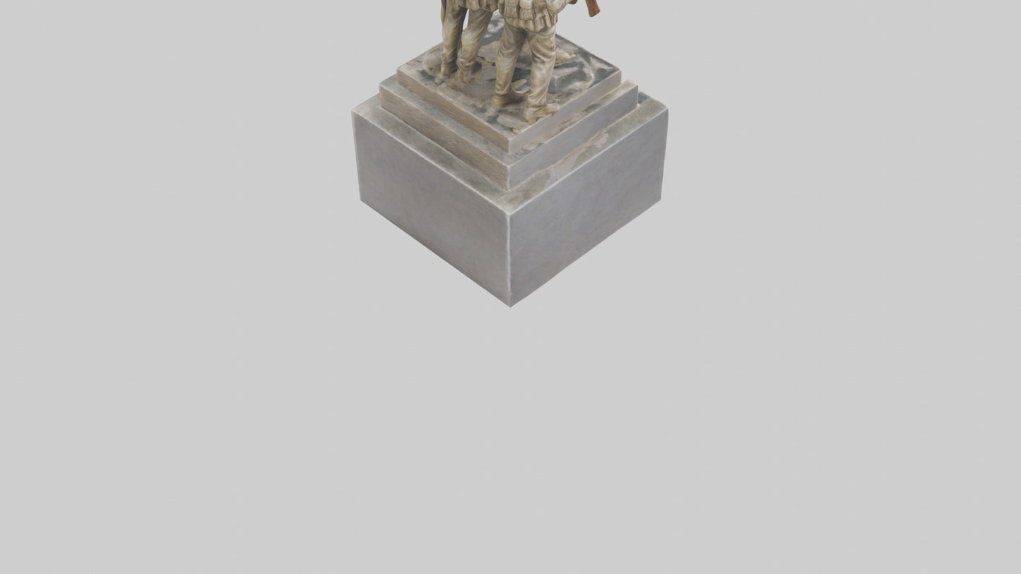 Soldiers of Freedom Statue model 3D model