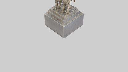 Soldiers of Freedom Statue model 3D model