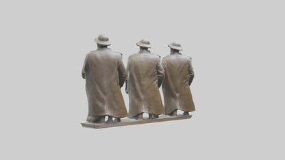 Soldiers of Freedom Statue model 3D model