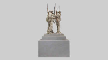 Soldiers of Freedom Statue model 3D model
