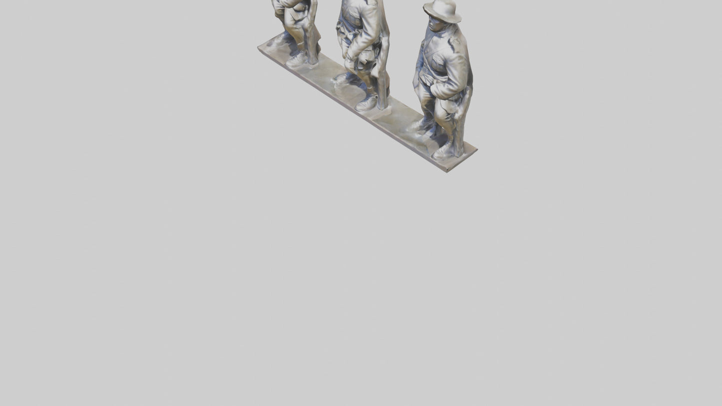 Soldiers of Freedom Statue model 3D model